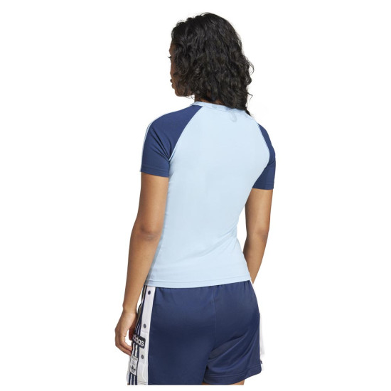 Adidas Γυναικεία κοντομάνικη μπλούζα 3-S Slim Tee